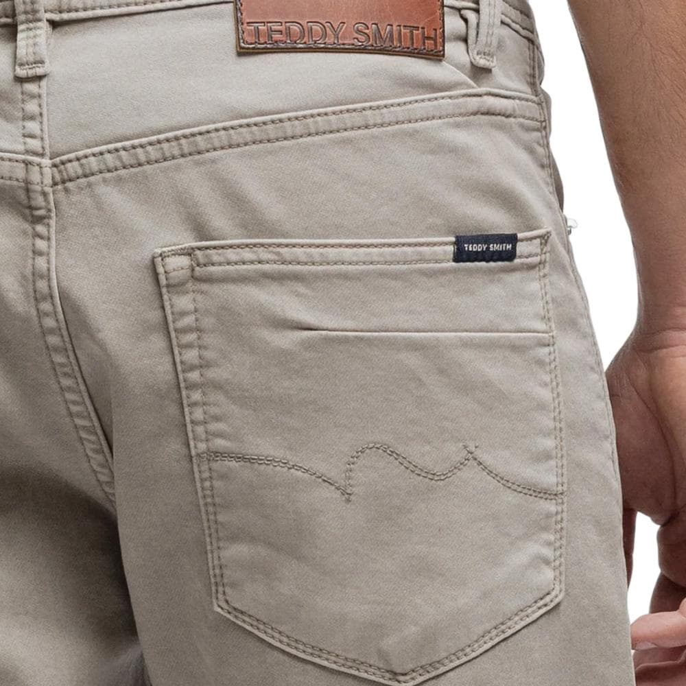 Jean Ajusté Kaki Homme Teddy Smith Rock 2