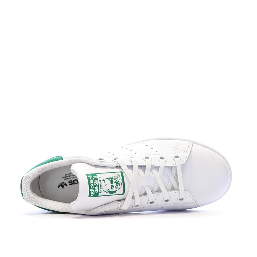 Stan Smith Blanc/Vert Mixte Adidas 4