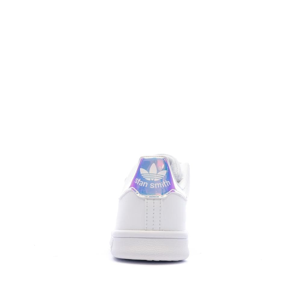 Stan Smith Baskets Blanches à Scratch Enfant Adidas 3