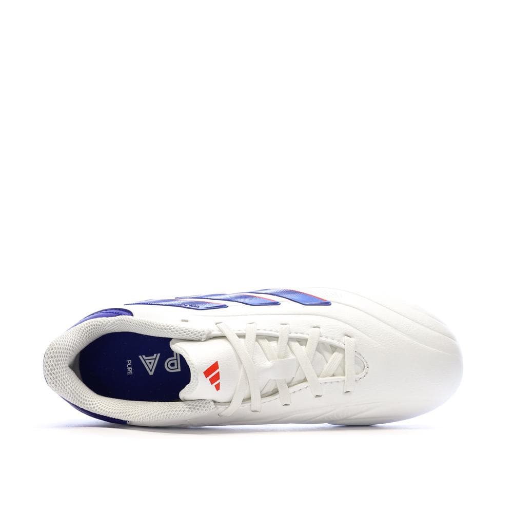 Chaussures de Football Blanc/Bleu Garçon Adidas Copa Pure 2 League Fg 4