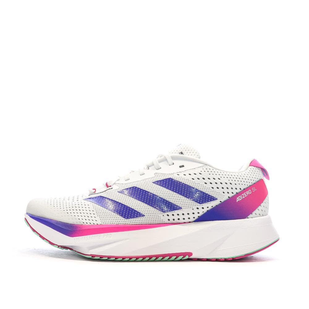 Chaussures de running Blanches Homme Adidas Adizero 1