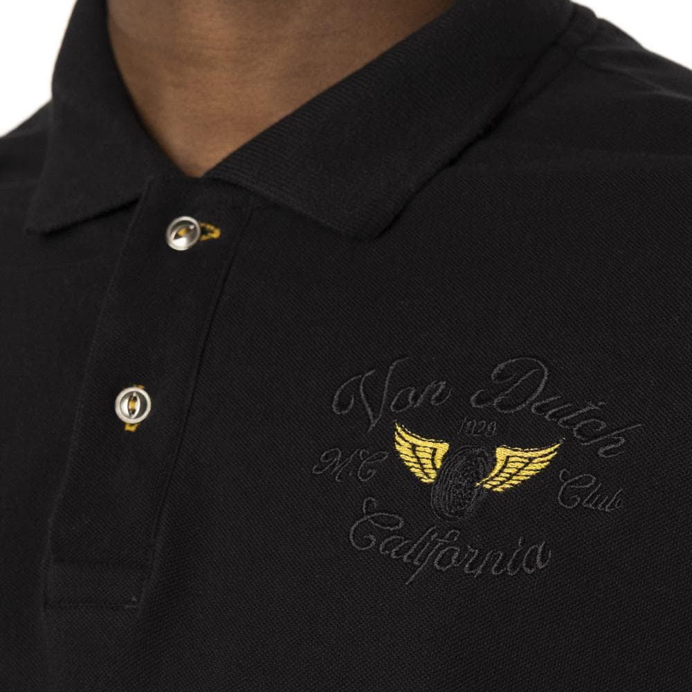 Polo Noir Homme Von Dutch MICK 3