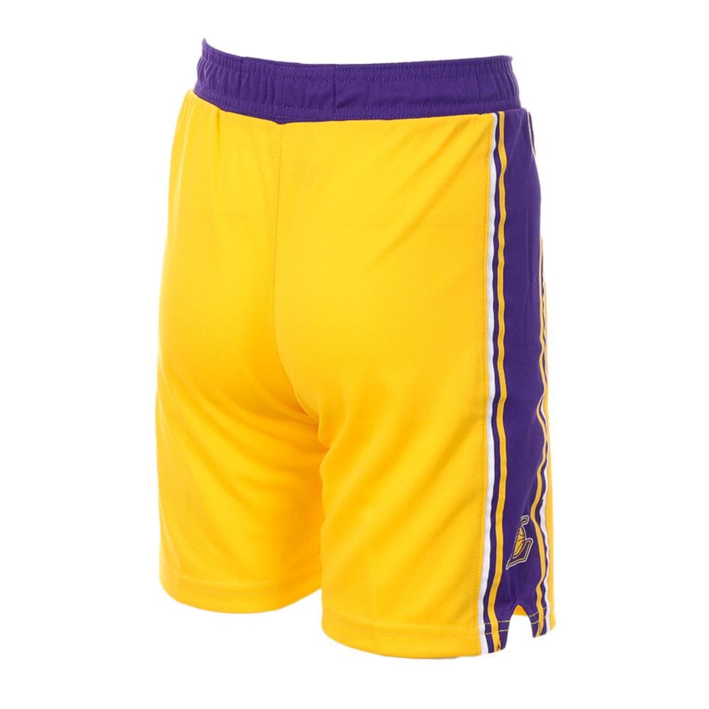 Short de Basketball Violet/Jaune Garçon NBA Los Angeles Laskers 2