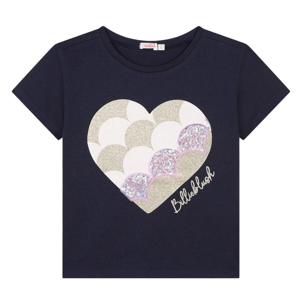 T-Shirt Marine Fille Billieblush U20482 1