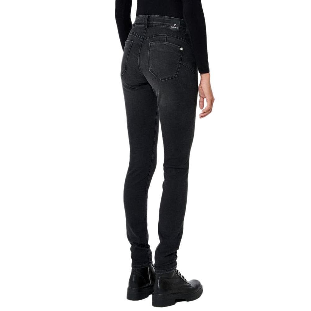 Jean Skinny Noir Mat Femme Kaporal LOCKK 2