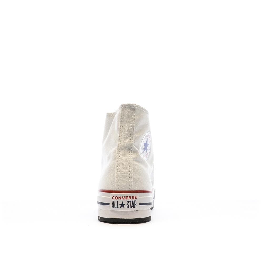 Baskets Blanches à Plateforme Femme Converse All Star High 3