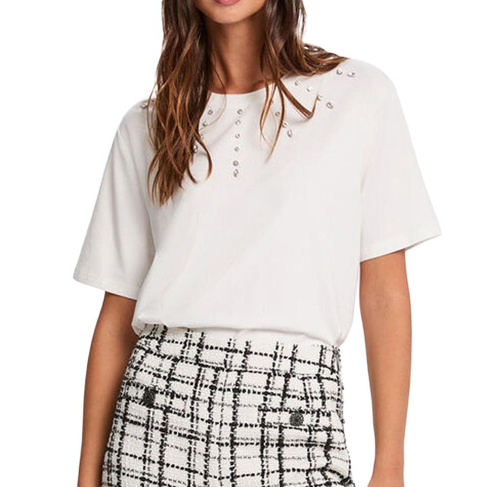 T-Shirt Blanc Femme Morgan DOURRA 1