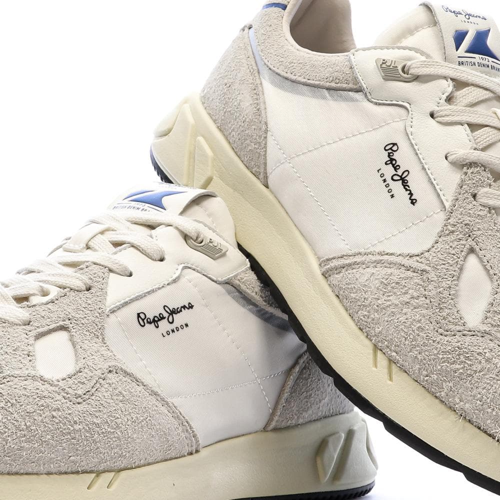 Baskets Blanches/Grises Homme Pepe jeans Marlon Divided 7