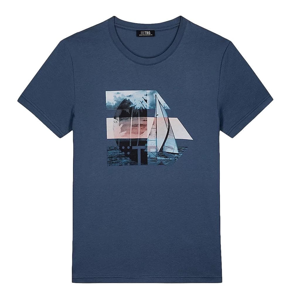 T-Shirt Marine Homme TBS TERELTEE 1