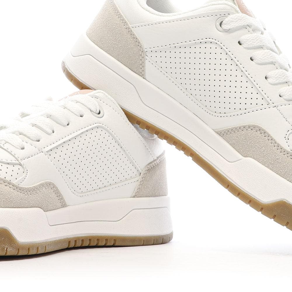Baskets Blanches/Beiges/Roses Femme Kappa Manisw 7