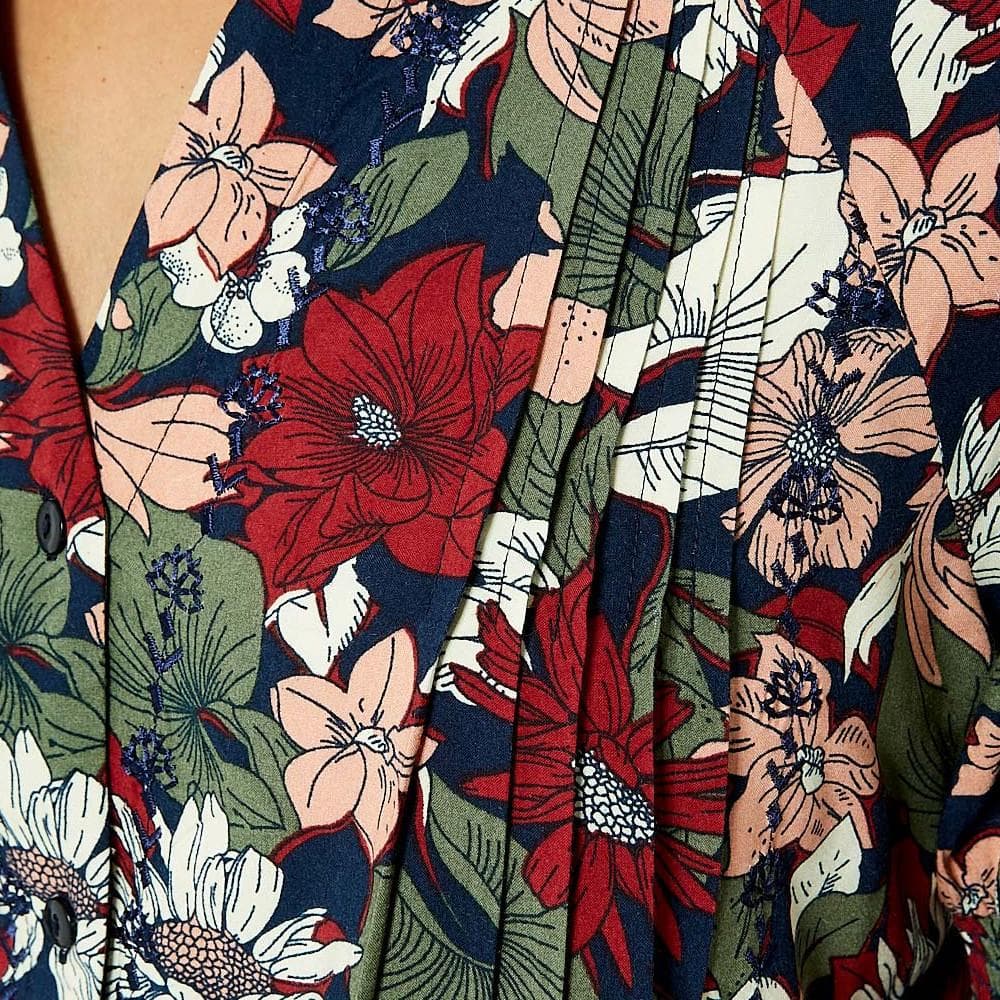 Chemise Noire à Motifs Femme Kaporal Glue 3
