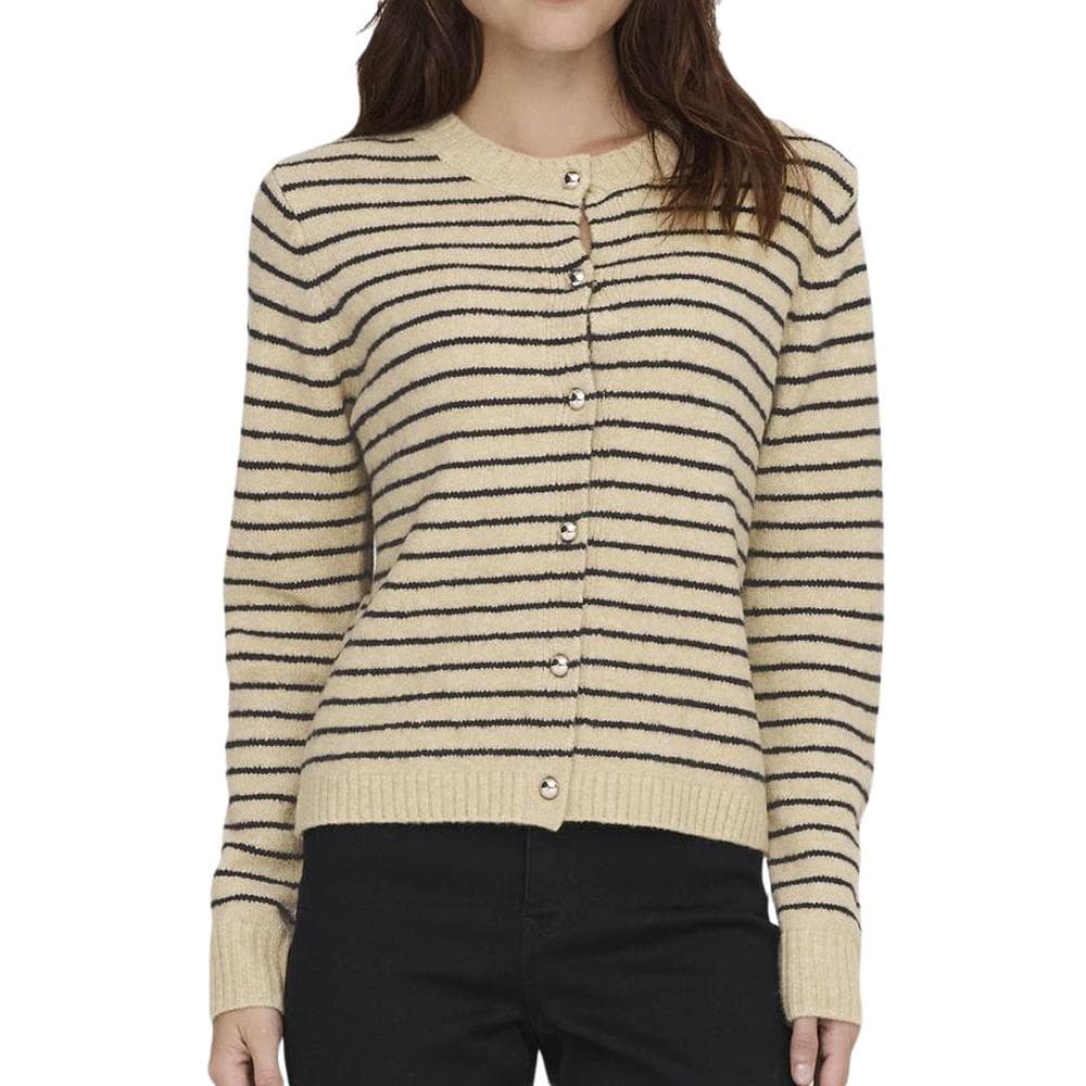 Gilet Beige/Noir Femme Only Chester 1
