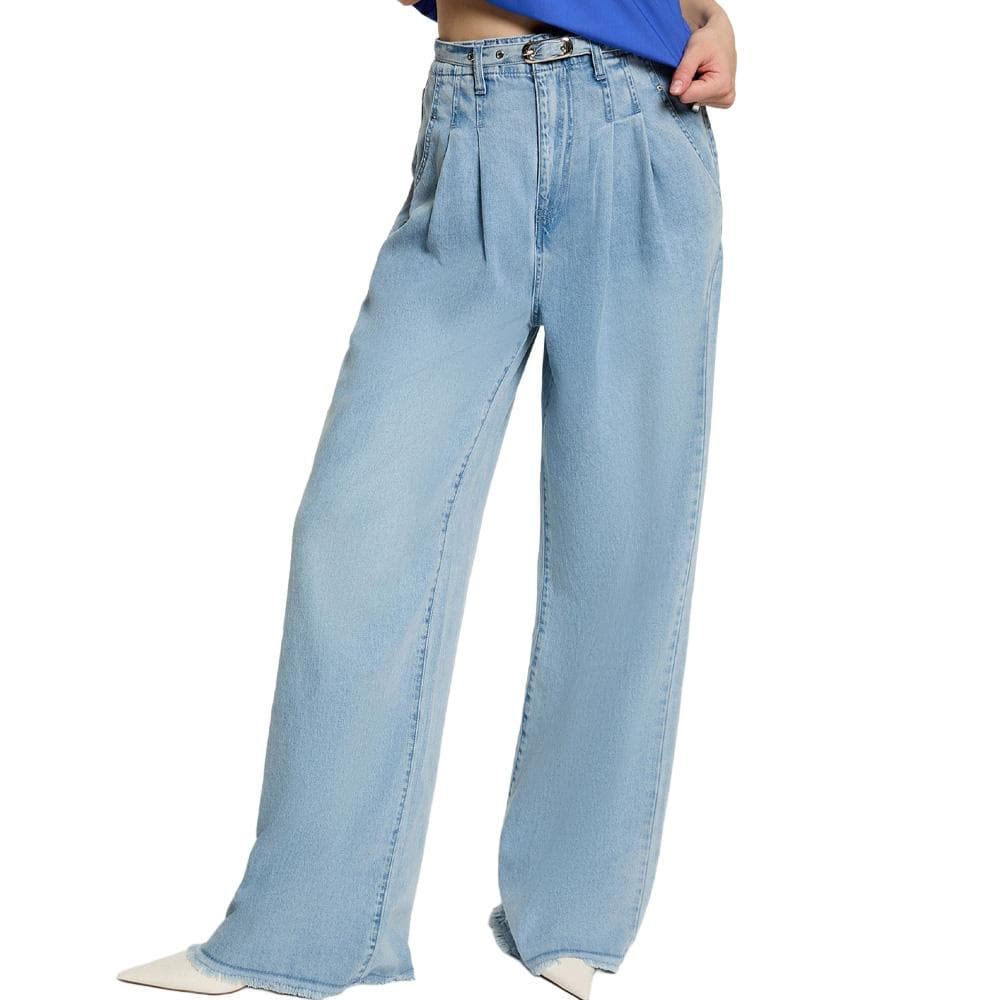 Jean Loose Bleu Clair Femme Morgan PELIAM 1