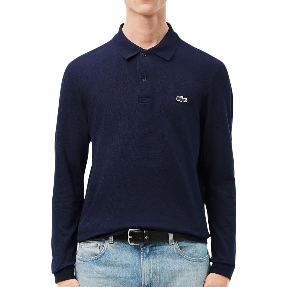Polo Bleu Marine Homme Lacoste DH5523 1