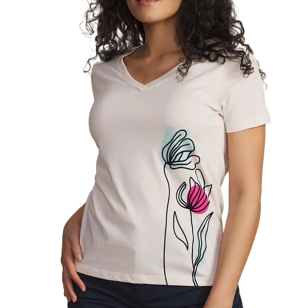 T-Shirt Blanc Femme TBS MELBATEE 1