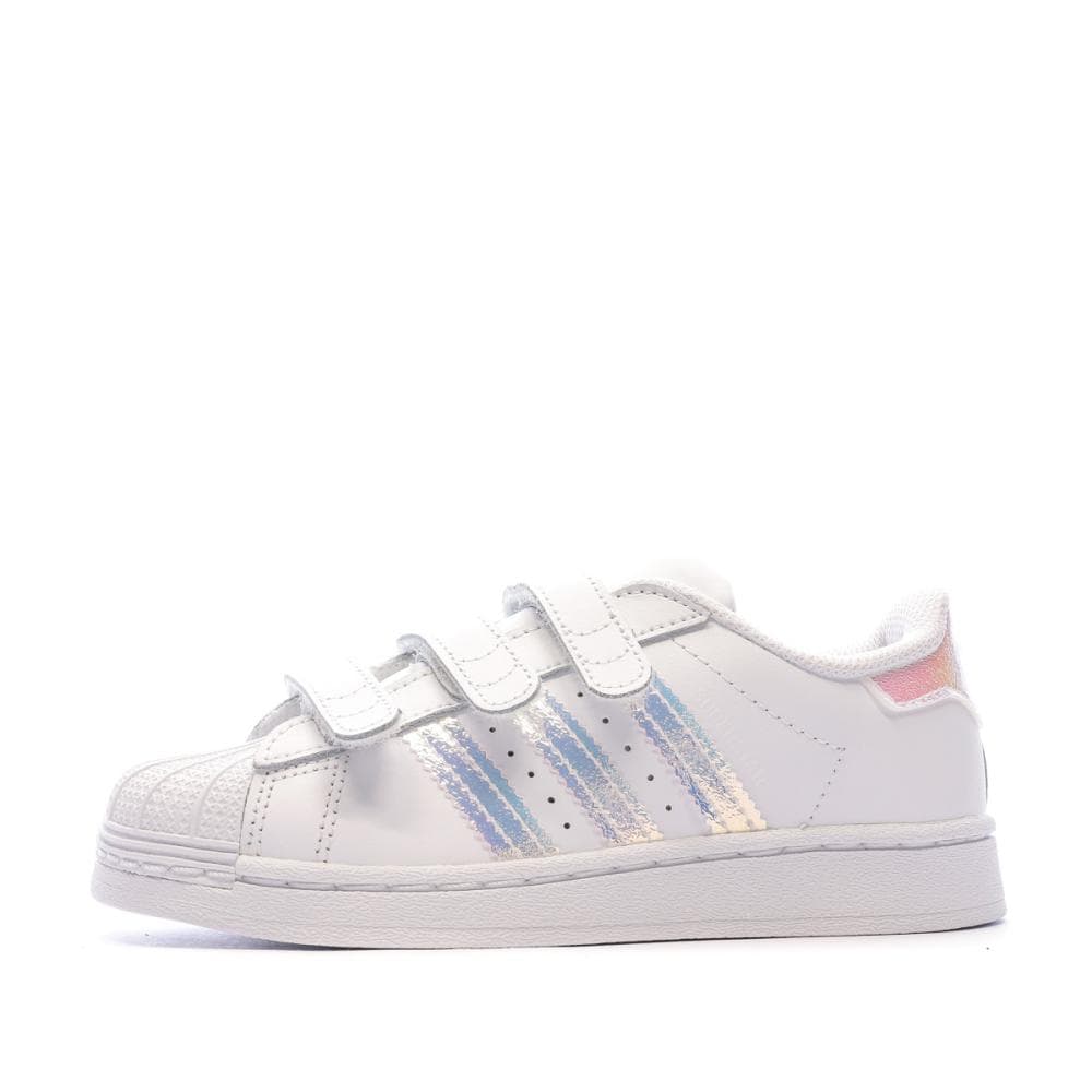 Baskets Blanches Fille Adidas Superstar Cf C 1