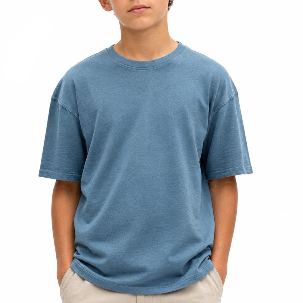 T-Shirt Bleu Garçon Paname Brothers Uniclo 1