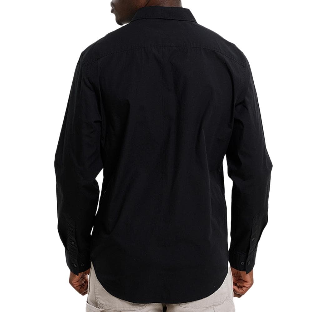 Chemise Noir Homme Calvin Klein Jeans Poplin Classic Sh 2