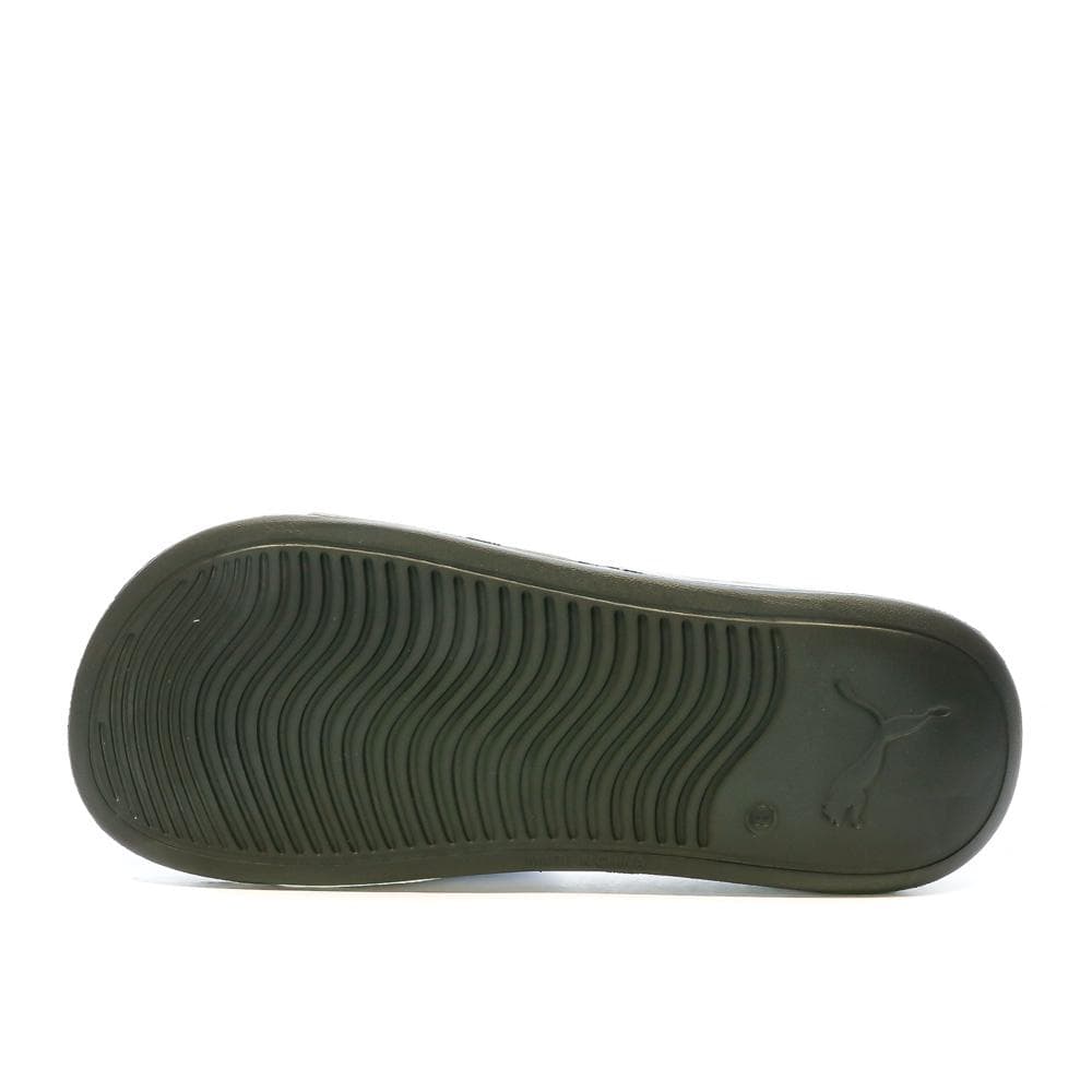 Claquettes Noire/Blanche Homme Puma Popcat 20 2