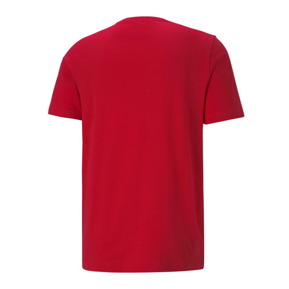 T-shirt Rouge Homme Puma Small 2