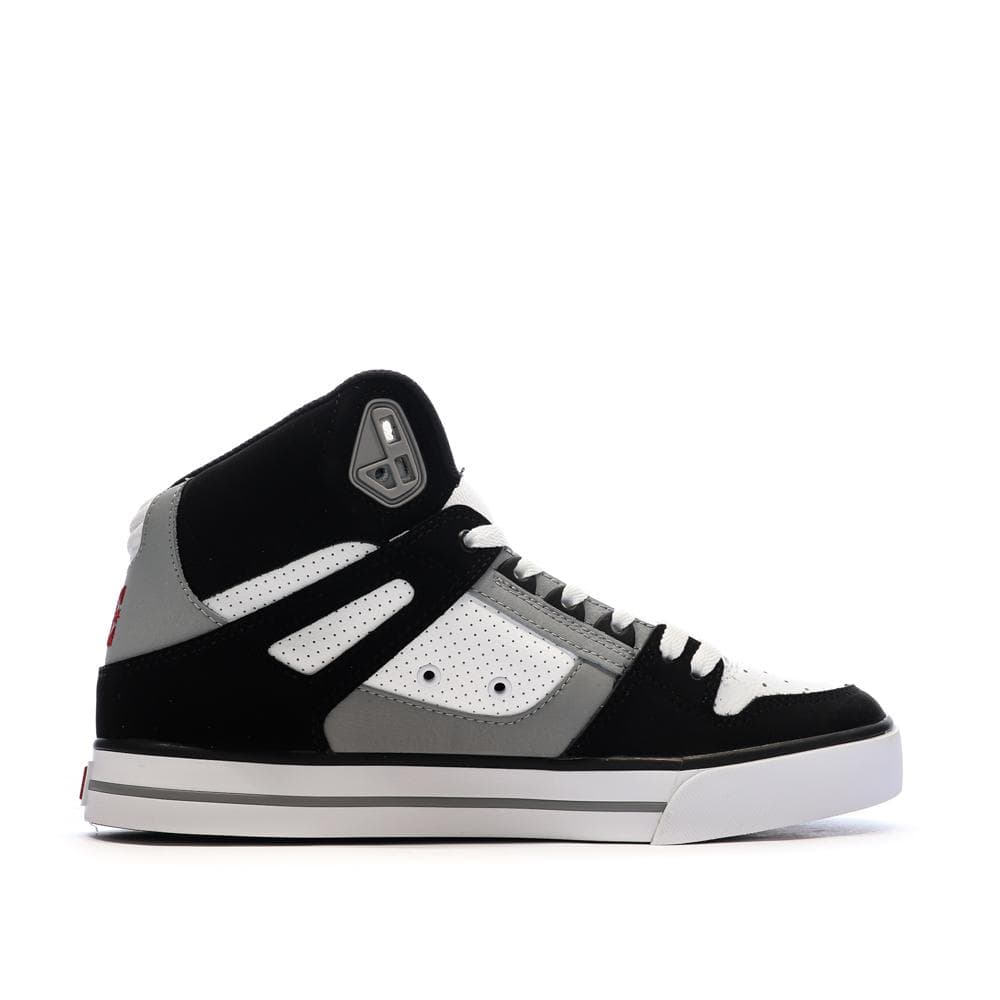 Baskets Blanches/Noir Homme Dc shoes Pure High 2