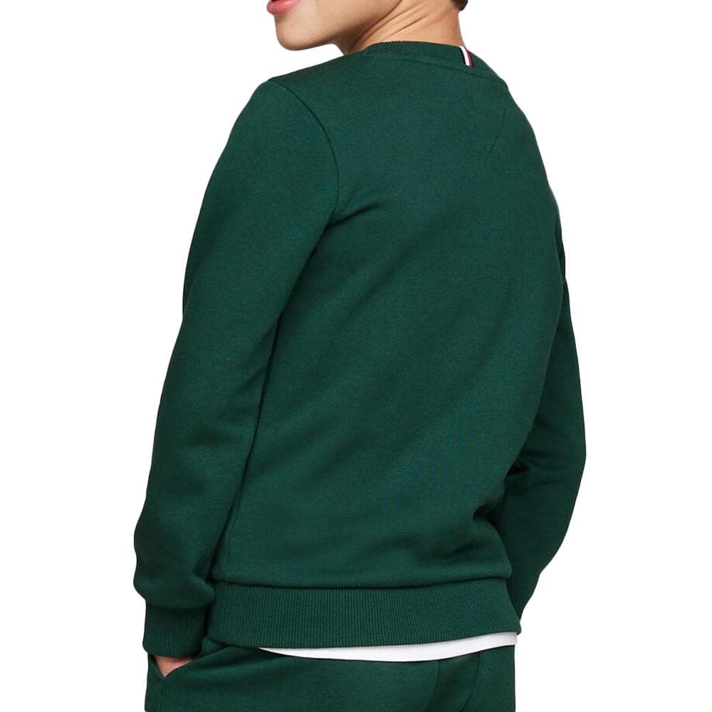 Sweat Vert Garçon Tommy Hilfiger Logo Puff 2