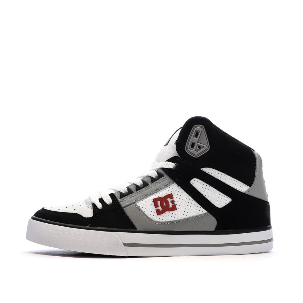 Baskets Blanches/Noir Homme Dc shoes Pure High 1