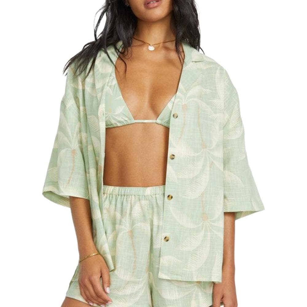 Chemise Verte Femme Billabong Beach Side 1