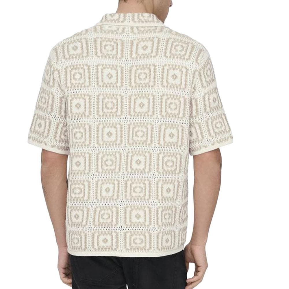 Chemise à Maille Ecru Homme Only & Sons Bart RLX 5 SS 2