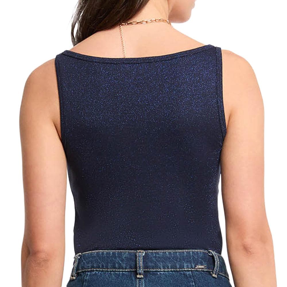 Débardeur Marine Femme Morgan Fantaisie Avec Bijoux 2