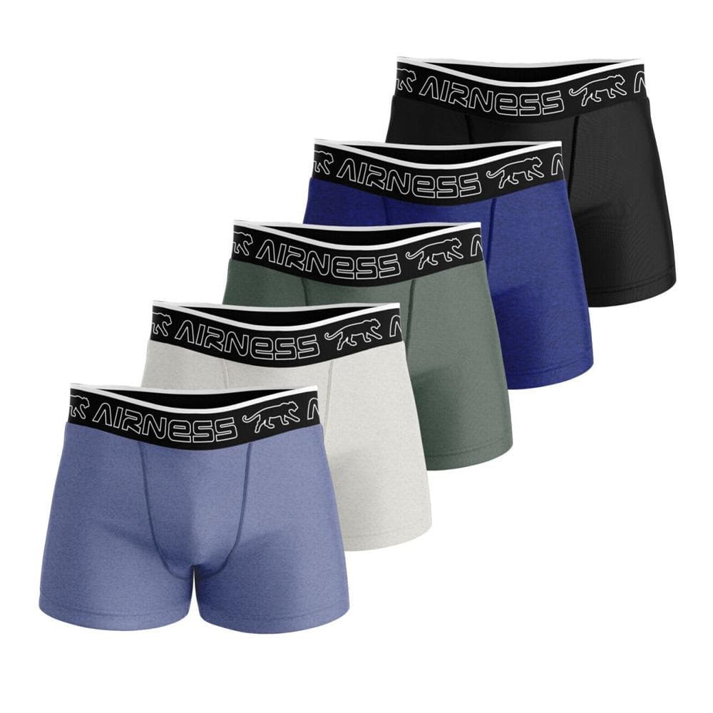 X5 Boxers Noir/Blanc/Vert Homme Airness 322 1