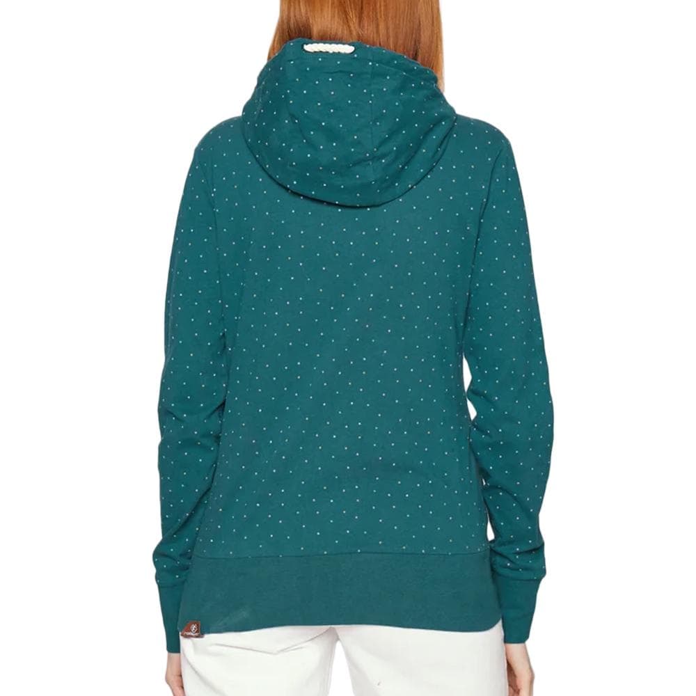 Sweat Zippé Vert Femme Ragwear Paya Dots 2