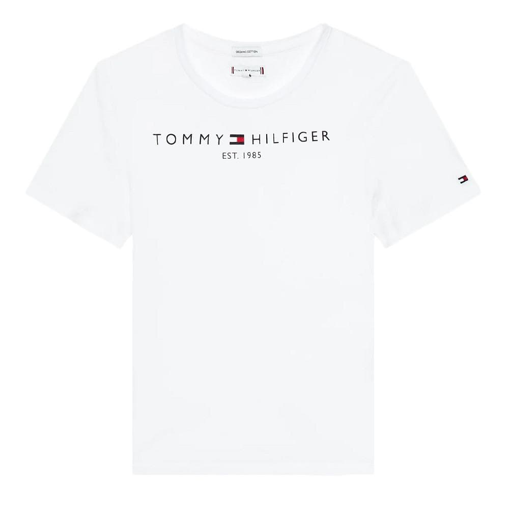T-shirt Blanc Fille Tommy Hilfiger Essential 1