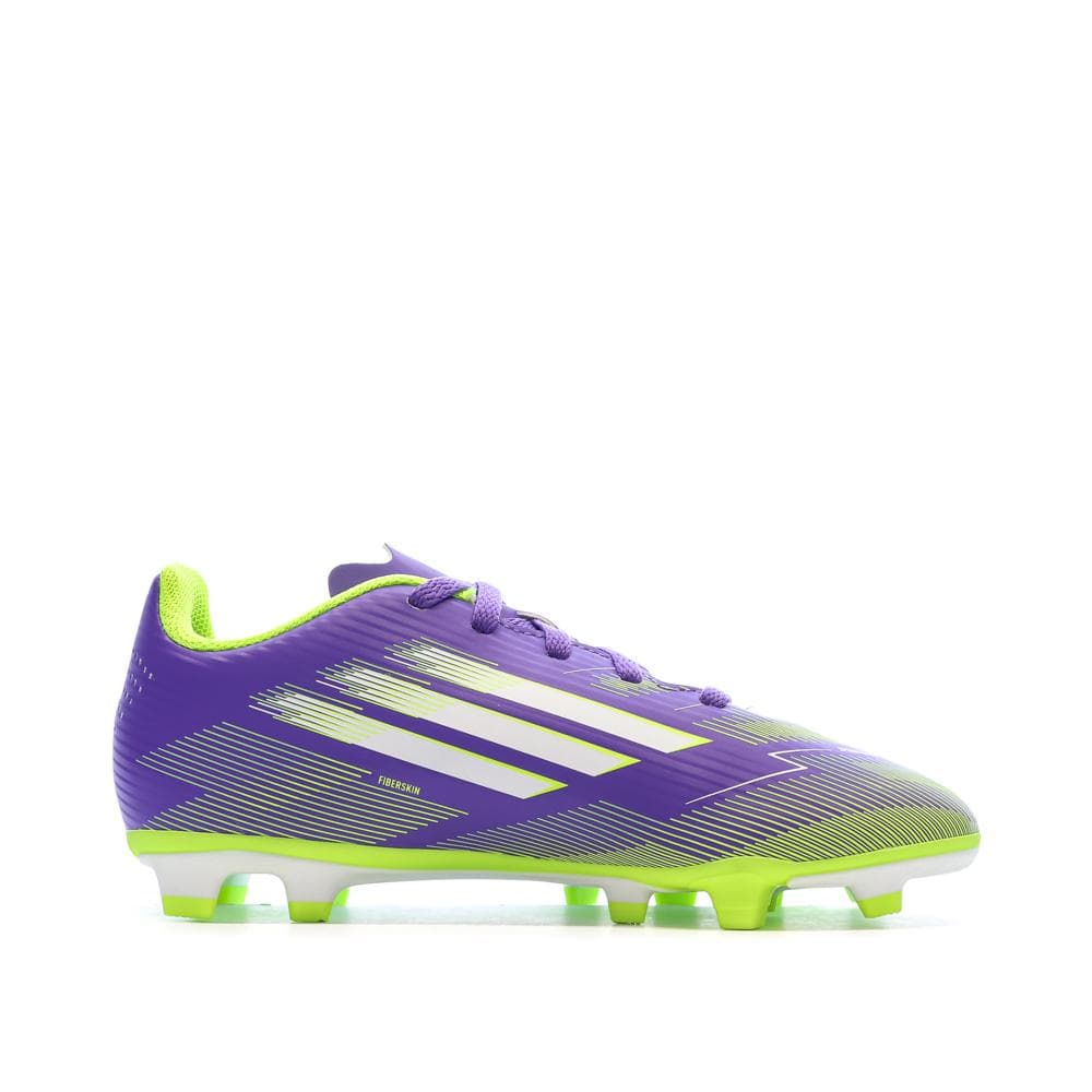 Chaussures de Foot Violet/Jaune Junior Adidas F50 Club FG/MG 2