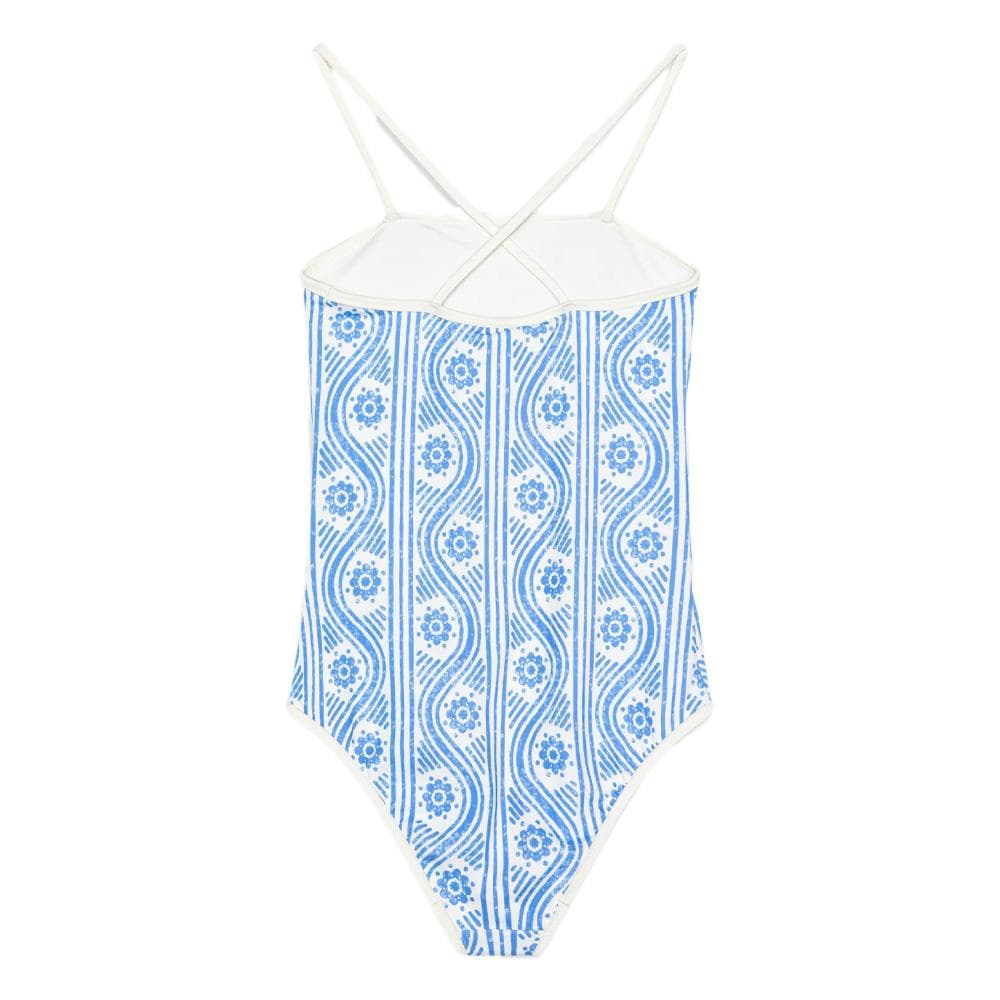 Maillot de bain Blanc/Bleu Fille Tommy Hilfiger UG0UG00802 2