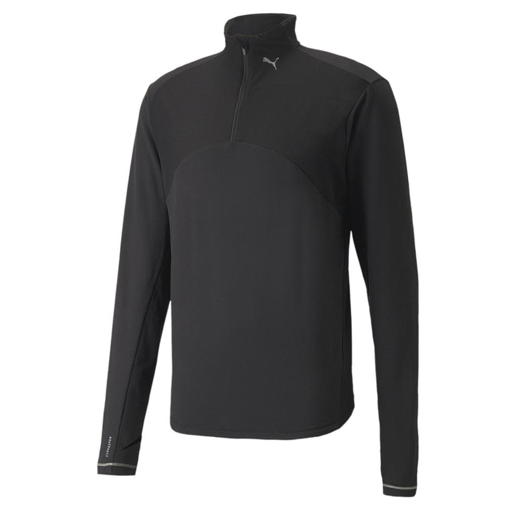 Sweat Noir Homme Puma Run Cloudspun 1