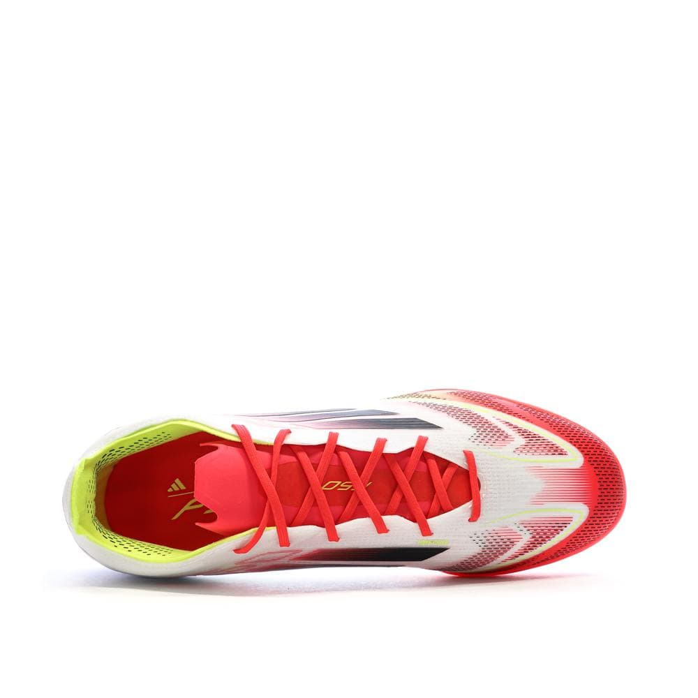 Chaussures de Foot Blanc/Rouge Adidas F50 Pro TF 4