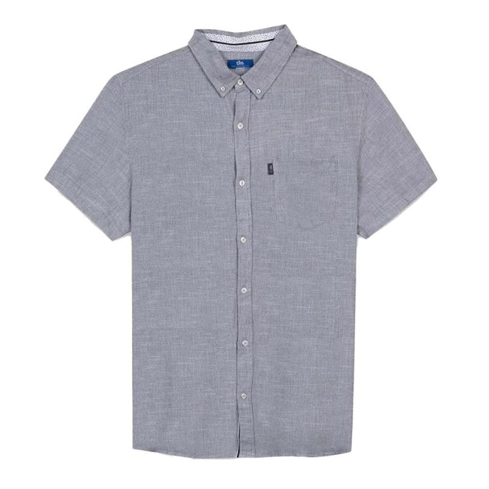 Chemise Bleu chiné Homme TBS CALEL 1