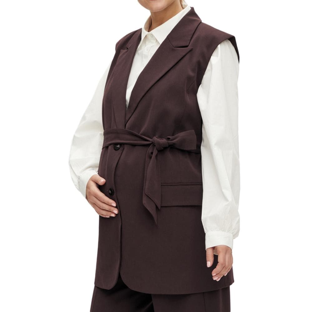 Cardigan Marron Femme Mamalicious Lora 1