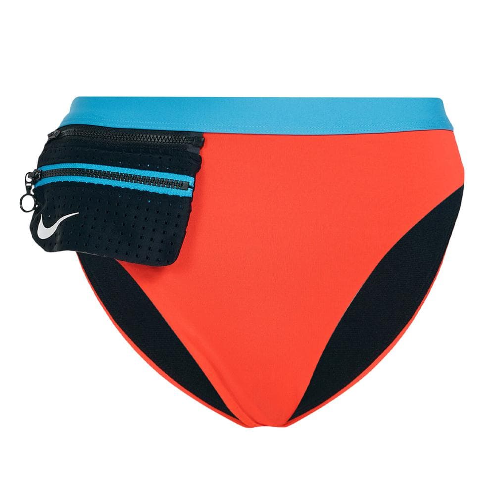 Bas de maillot de bain Noir/Rouge Femme Nike NESSB312 1