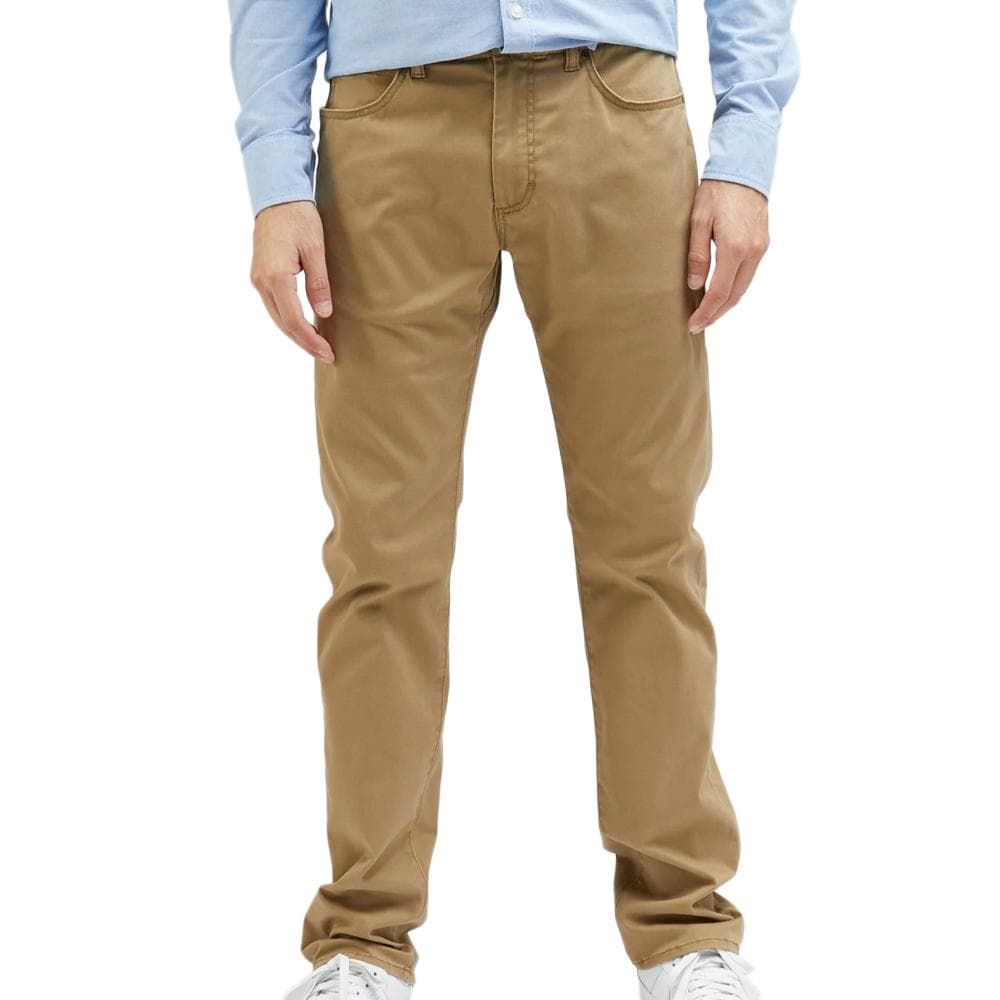 Pantalon Slim Fit Beige Homme Lee Elbus 1
