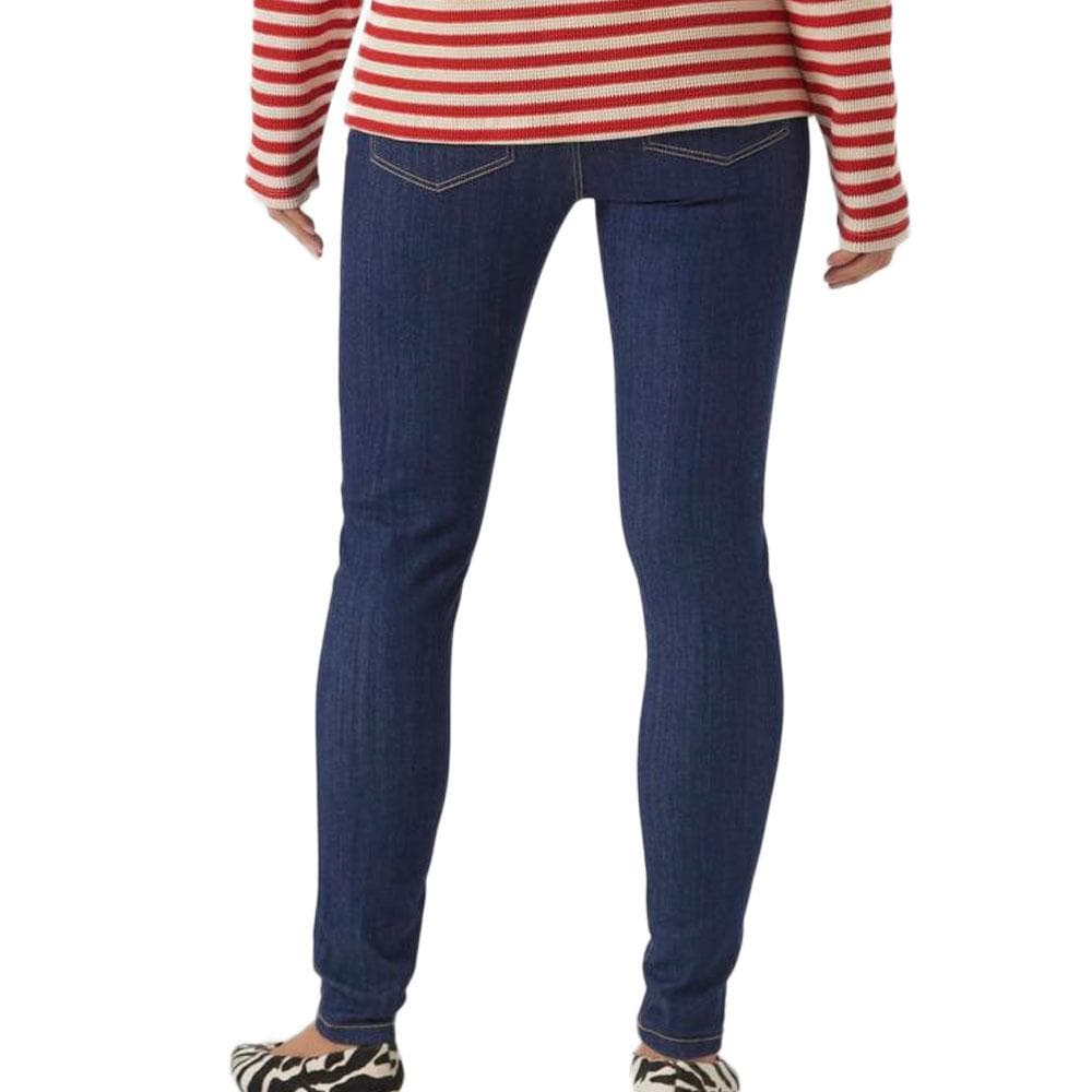 Jeans Skinny Bleu Foncé Femme Mamalicous Cilia 2