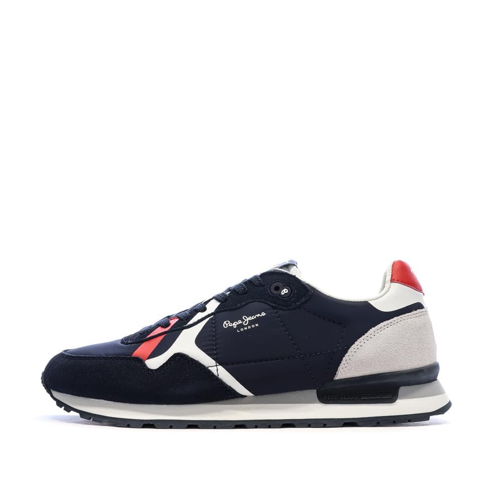 Baskets Marine/Rouge Homme Pepe jeans Brit Road M 1