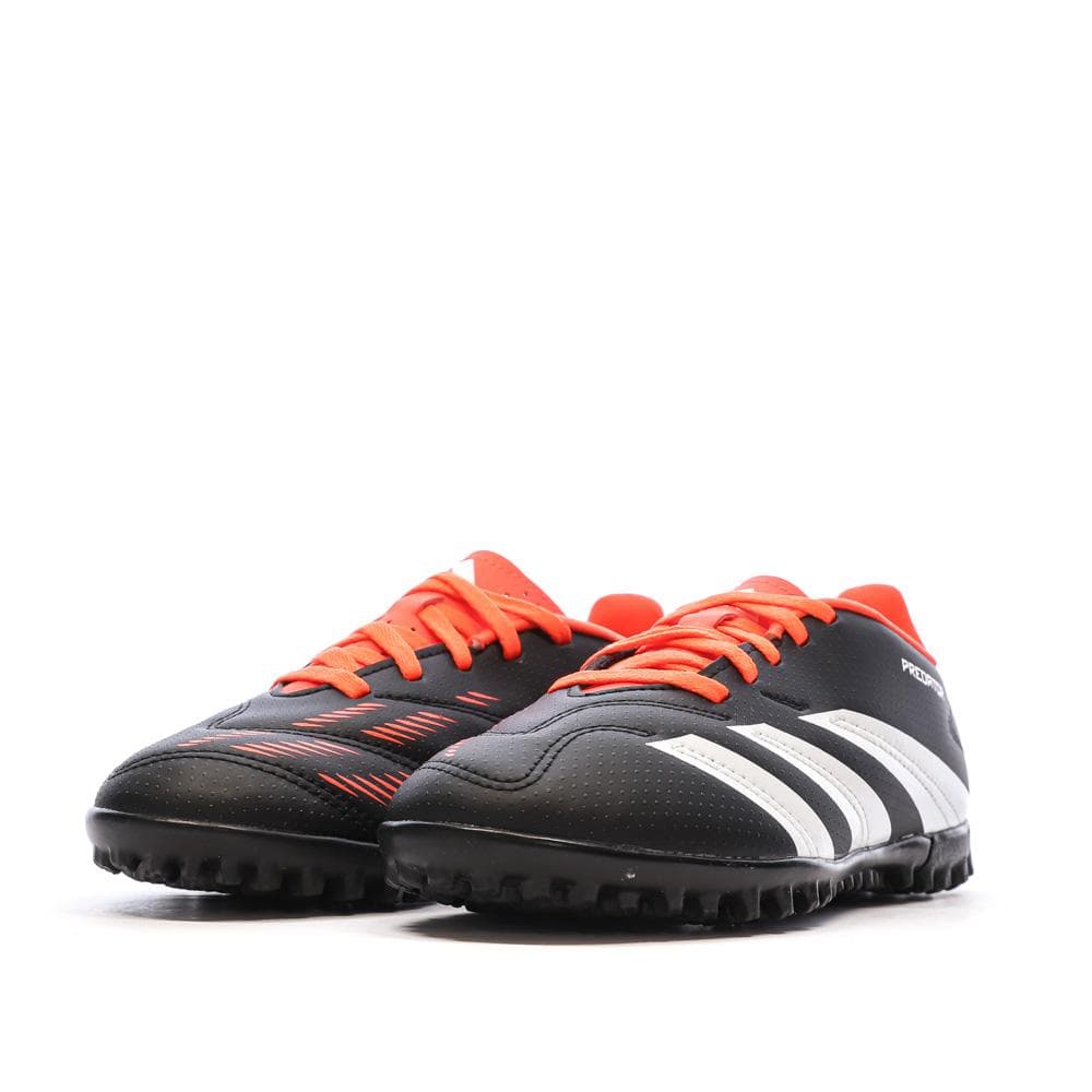 Chaussures de Foot Noir/Orange Junior Adidas Predator Club TF 6