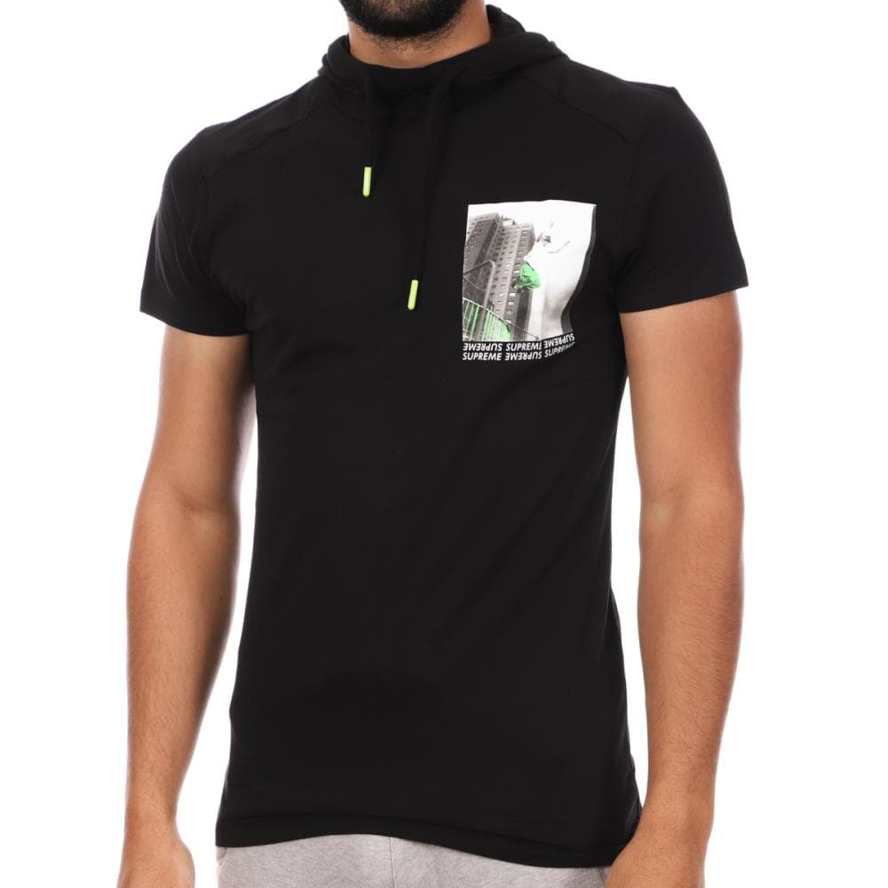 T-shirt Noir Homme Supreme Grip Vaar 1