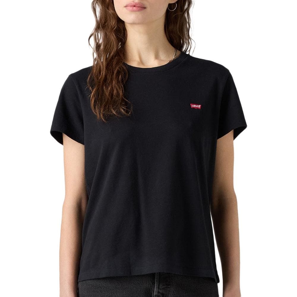 T-Shirt Noir Femme Levi's Perfect Blacks 39185 1
