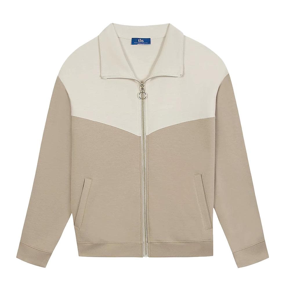 Sweat Beige Femme TBS Craie 1