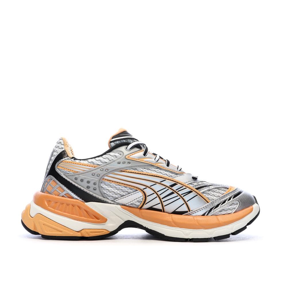 Baskets Grise/Orange Homme Puma Velophasis Phased 2
