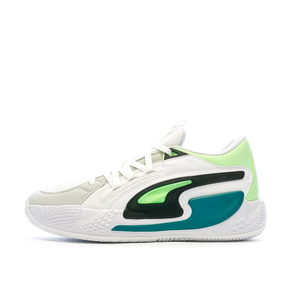Chaussures de Basket Blanche/Bleu Homme Puma 378051-01 1
