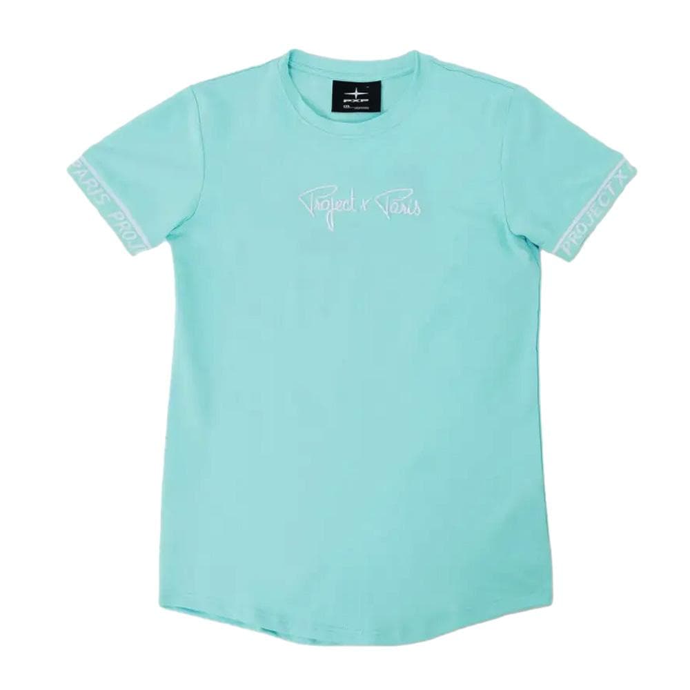 T-Shirt Turquoise Garçon Project X Paris J2310022 1